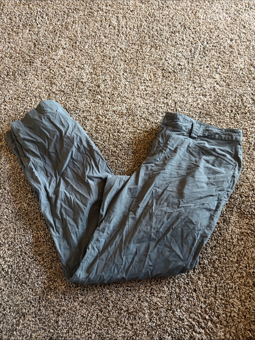 Eddie Bauer Woman's Hiking Pants in Slate Blue Gray